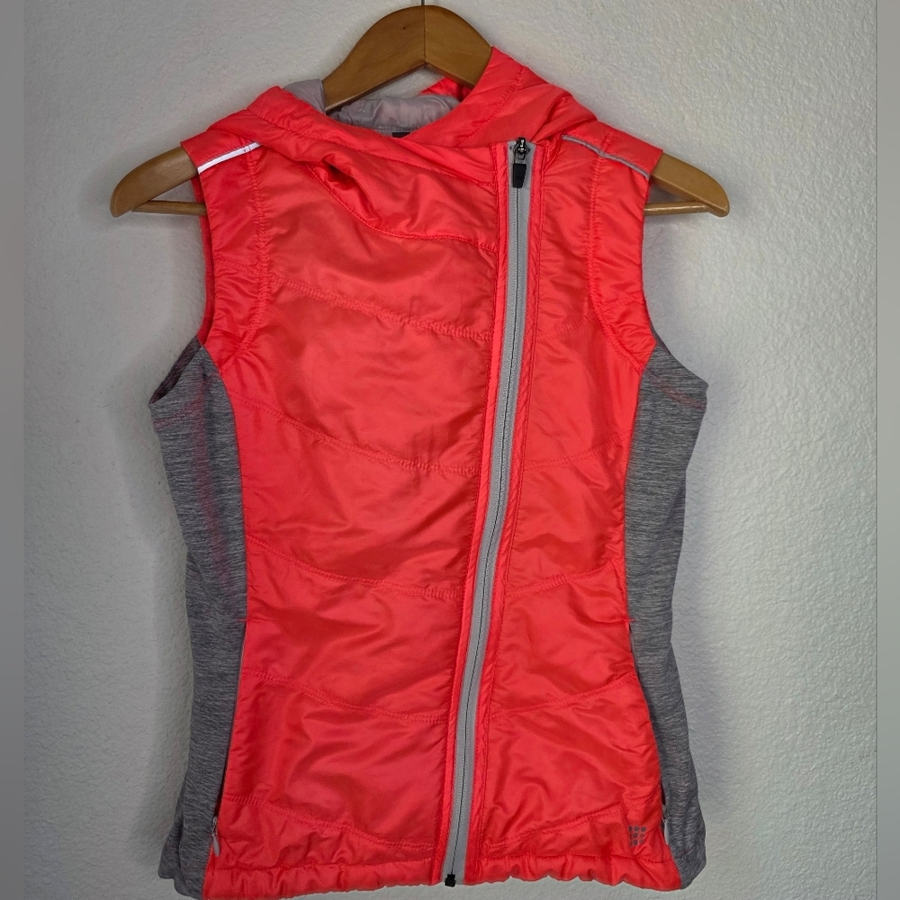 Title Nine Coral and Gray Sleeveless Vest